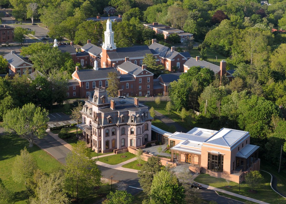 Ariel view of Greenberg and Betts House