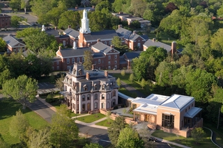 Ariel view of Greenberg and Betts House