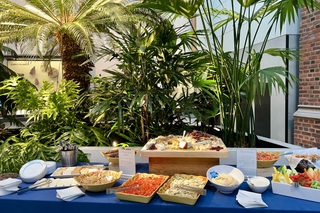 AABS Peabody catering setup