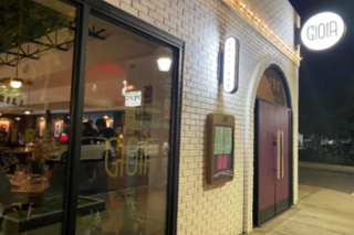 Exterior of Gioia, restaurant review