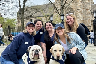 YC&E and Handsome Dan at Bulldog Days 2024