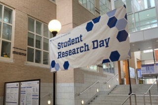 Banner of Student Research Day for YSM 