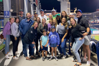 Cheering on the Yard Goats