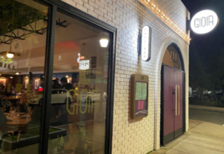 Exterior of Gioia, restaurant review