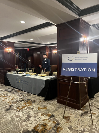 The National Clinician’s Scholar Program Annual Meeting, Registration table